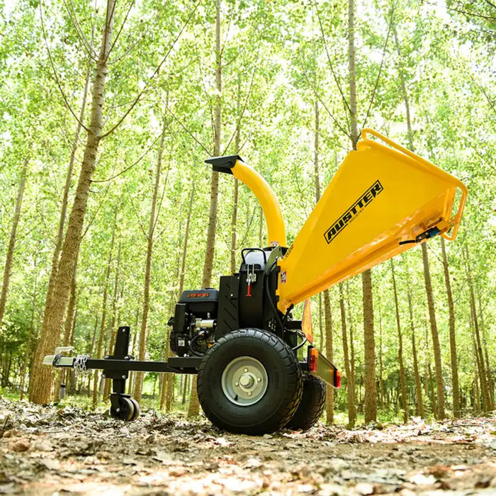 Austter TUV-Rheinland CE Approved Small Movable wood chipper